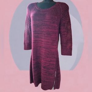 Maurices Sweater Dress with Zipper Detailing